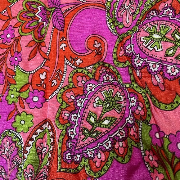 Vintage 1960s paisley Martin Berens of California party dress - Picture 5 of 11